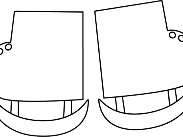 Ice Skates Clipart - Clip Art (640x480)