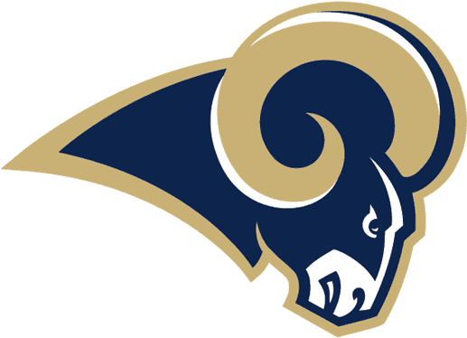 Logo - Los Angeles Rams Logo Png (545x387)