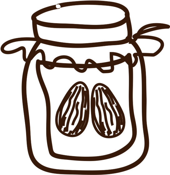 Peanut Butter Clipart Almond Butter - Cashew (676x677)