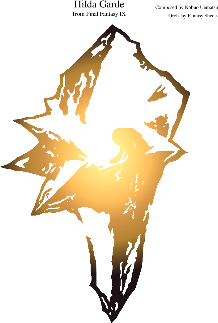 Print - Final Fantasy Ix Logo (850x1100)