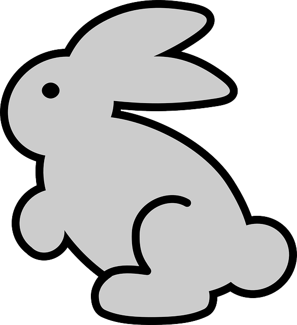 Clipart Bunny (585x640)