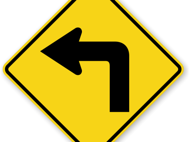 Curve Clipart Road Sign - Traffic Signs No Background (640x480)