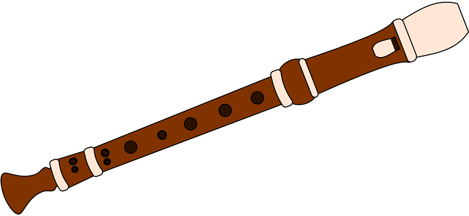 Oboe Clipart - Recorder Clipart (960x480)