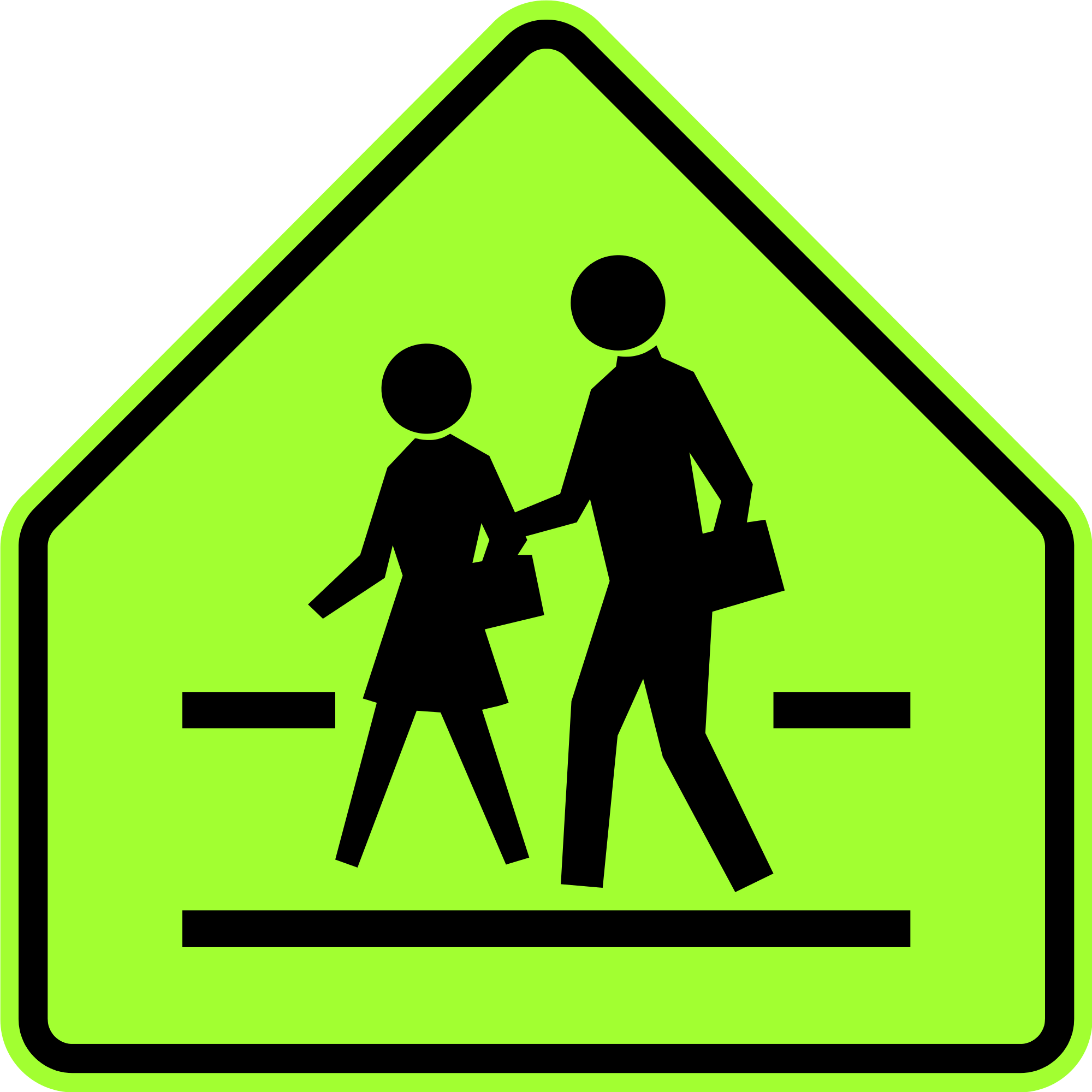 Open - School Zone Sign (2000x2000)