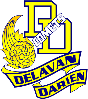 Darien Students Gobble Up Box Tops For Fundraiser - Delavan Darien Logo (400x400)