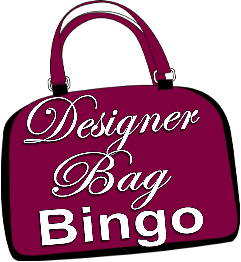 "designer Bag Bingo" Featured On A Red Purse - Designer Bag Bingo (481x523)