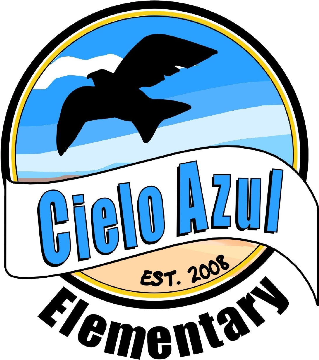 School Logo - Cielo Azul Logo (1130x1232)