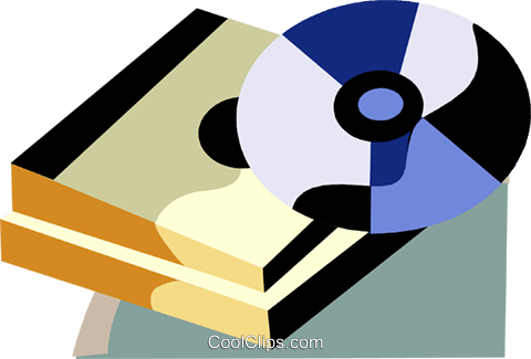 Cd-rom Media Royalty Free Vector Clip Art Illustration - Cd-rom Media Royalty Free Vector Clip Art Illustration (480x325)