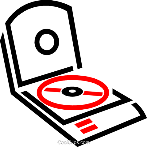 Cd Player Royalty Free Vector Clip Art Illustration - Circle (479x480)