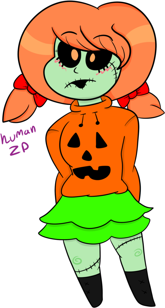Human Zombie Pumpkin Magisword By Pumpkinxspice On - Mighty Magiswords Zombie Pumpkin Magisword (703x1137)