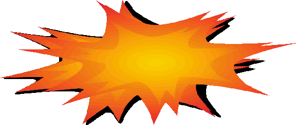 Explosions Clipart Powerpoint - Portable Network Graphics (759x335)