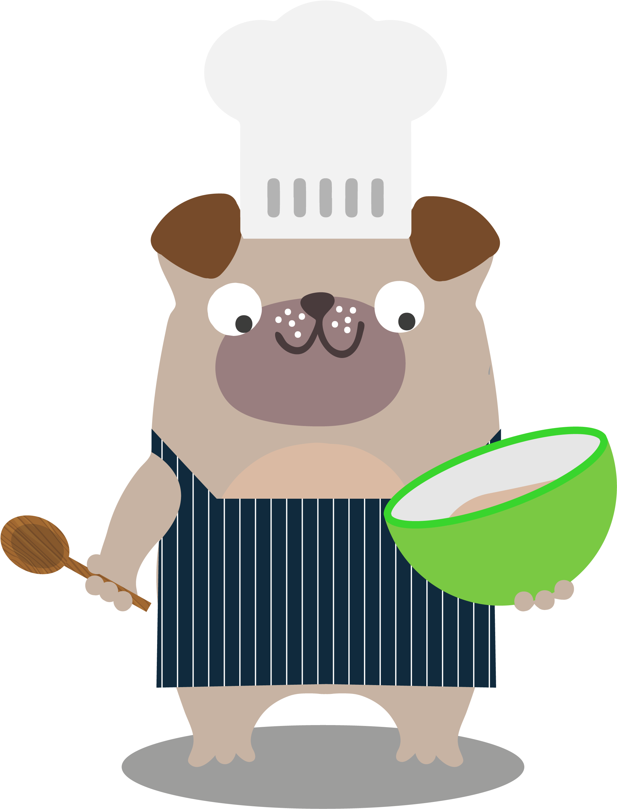 Strawberry & Banana Dog Treats - Cartoon (3009x3009)