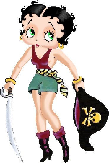 Betty Boop Pirate - Betty Boop (394x589)