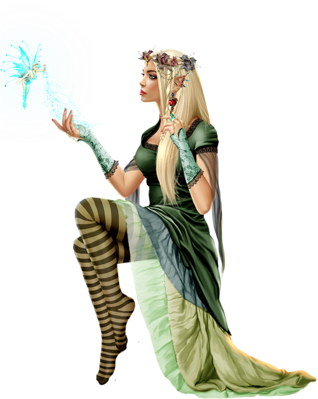 Rubriken, Feen, Clipart, Vampire, Hexen, Elf, Sexy - Illustration (649x800)