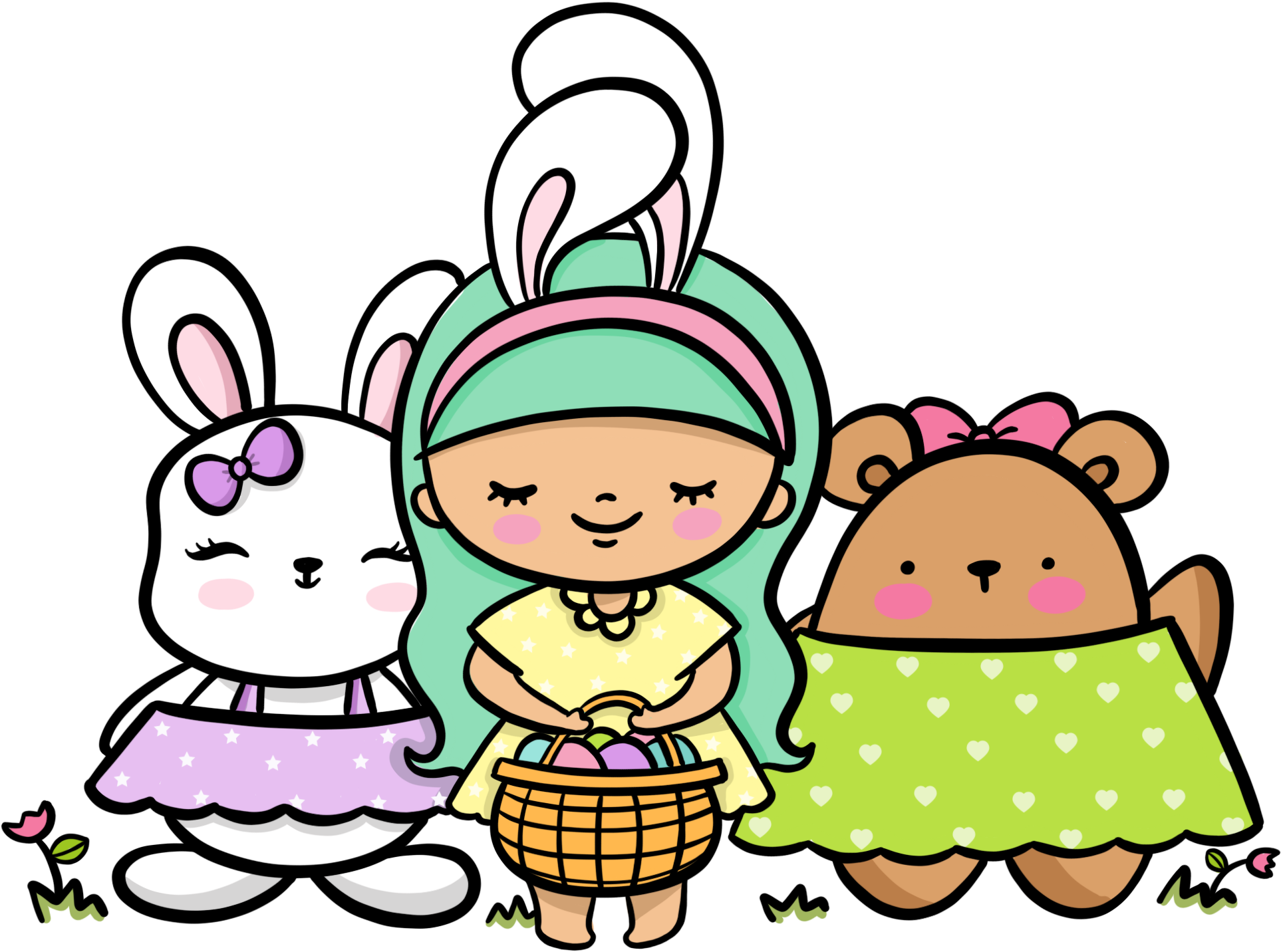 Mammal Clipart Mommy - Cartoon (2048x2048)