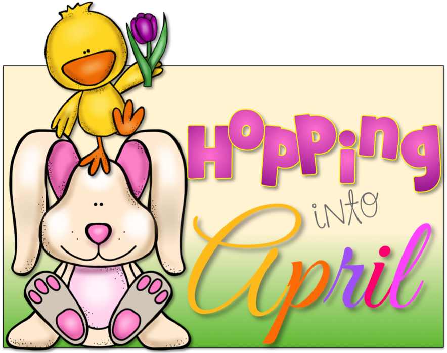 Flower Clipart Mammal Clip Art - Hop Into Spring Clip Art (899x709)
