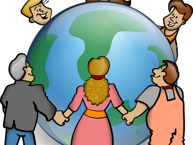 Cultural Clipart Diverse Culture - World Population Day Png (640x480)