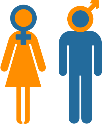 Diversity Clipart Gender Diversity - Gender Diversity Icon Png (414x458)