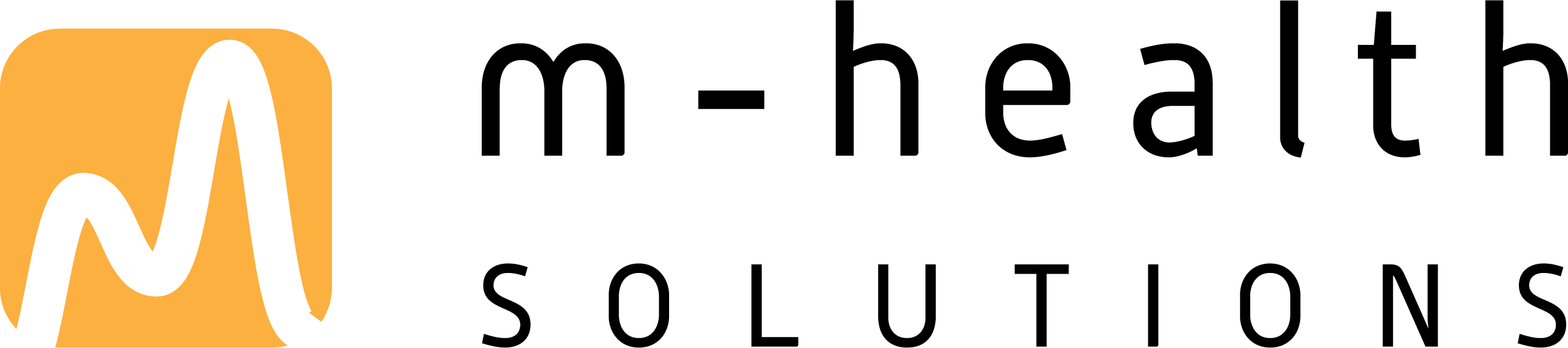 M-health Solutions - M Health Solutions Logo (2552x566)