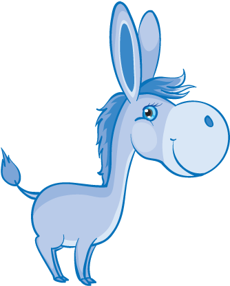 Clip Art Clear Animals - Cartoon (400x421)