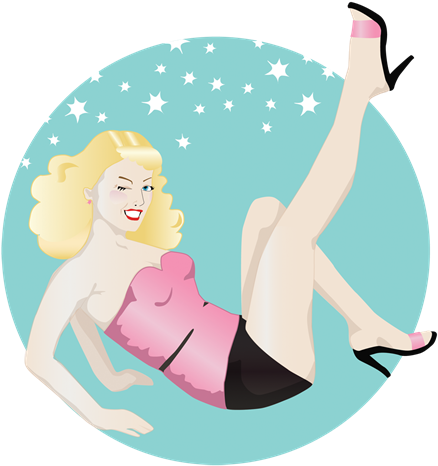 Girl's Night Out - Illustration (500x500)