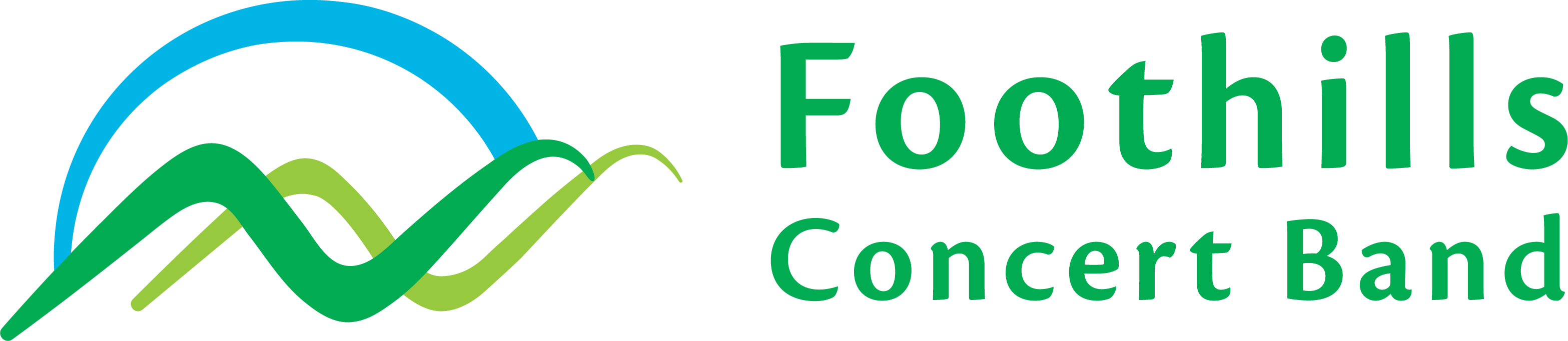 Logo - Foothills Concert Band (3134x682)