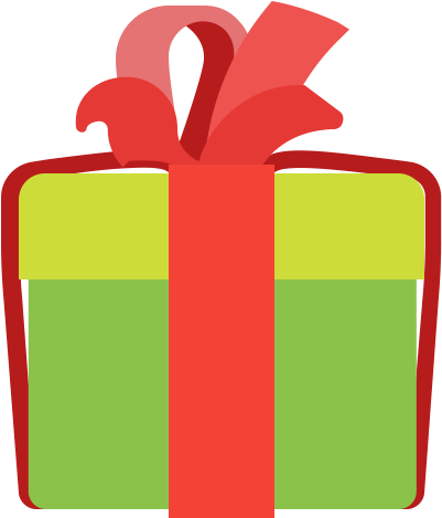 Christmas Present Tag Png Svg Black And White Download - Box Gift Christmas Svg (512x512)