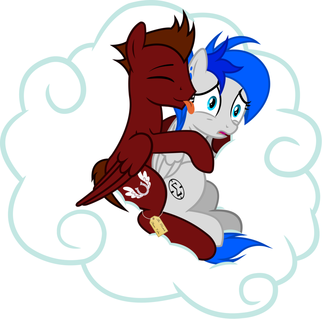 You Can Click Above To Reveal The Image Just This Once, - Fallout Equestria Snuggle (1034x1024)