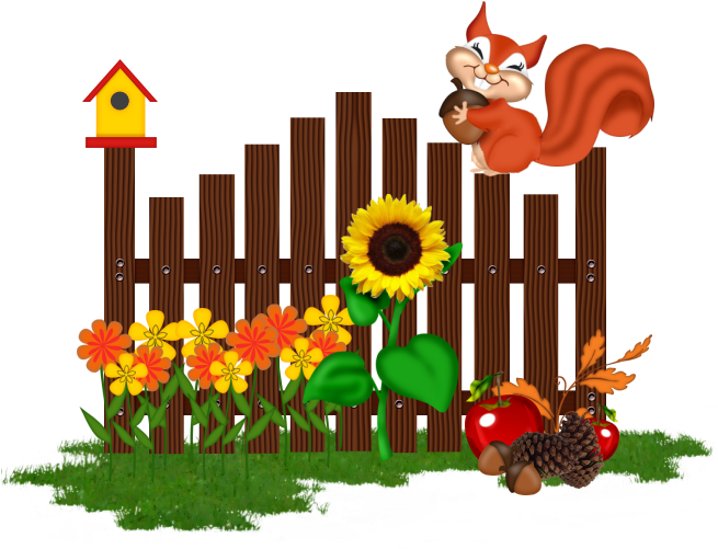 Cercos, Madera, Imágenes Clip Art Otoño, Yandex, Valla, - Fence (654x539)