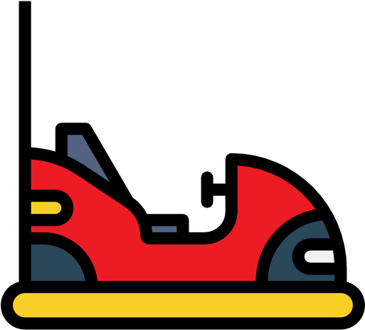 Bumper Car Free Icon - Bumper Cars (512x512)