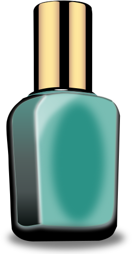 Nail Polish Transparent Clipart Nail Polish Nail Art - Clip Art (274x512)