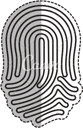 Clip Free Finger Print Drawing At Getdrawings Com Free - Clip Art (550x550)