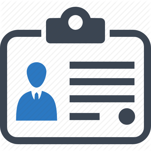 Clip Art Transparent Stock Collection Of Free Identities - Employee Id Card Icon (512x512)