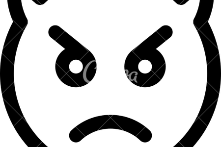 Red Emoji Png K - Red Emoji Png K (450x300)