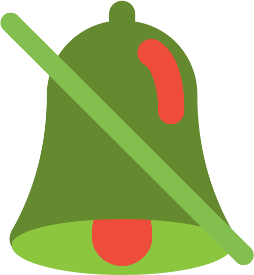 U 1 F 515 Bellcancellation - Clip Art (568x568)