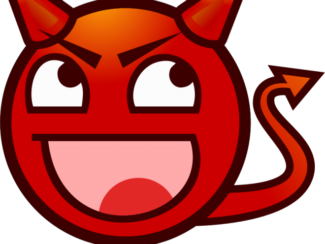 Horns Clipart Purple Devil - Transparent Demon Clipart (640x480)
