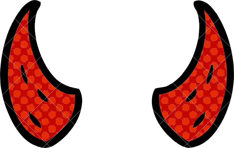 Devil Horns Png Transparent Clipart Freeuse Library - Cartoon Devil Horns (800x507)