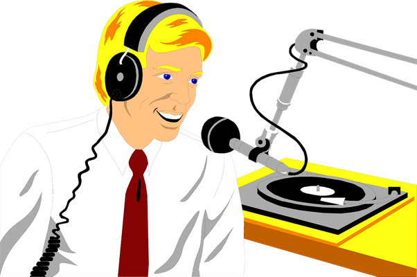 Getting Ready Clipart - Radio Jockey Clipart (602x400)