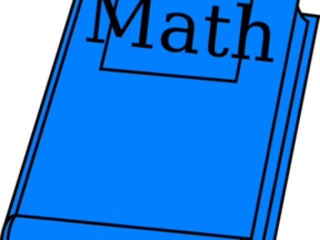 Folders Clipart Math - Maths Book Clipart (640x480)