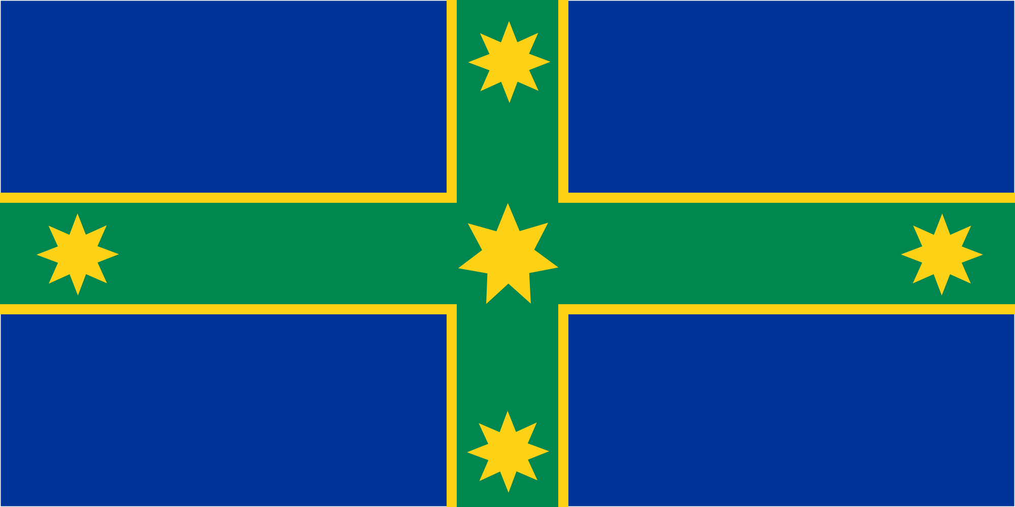 Australian Flag Proposal Green And Gold Eureka Flag - Eureka Flag Green And Gold (2000x1000)