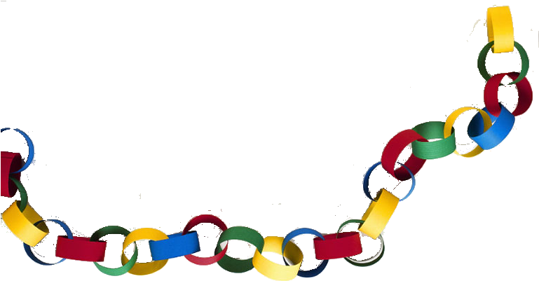 Link - Clip Art Paper Chains (768x427)