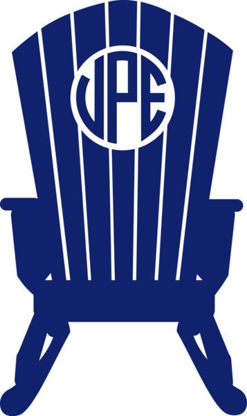 Monogram Adirondack Chair Vinyl Decal - Field Hockey Bag/luggage Tag Monogram With Crossed (357x600)