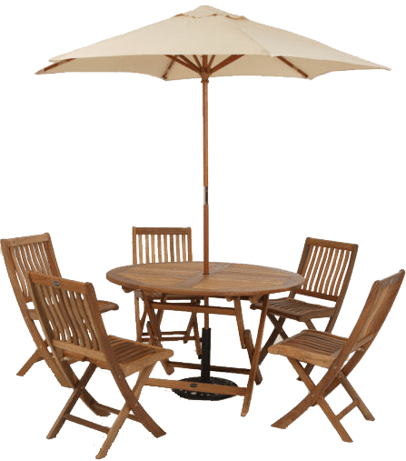 Table And Chairs Png - Visiting Card Design For Furniture (447x507)