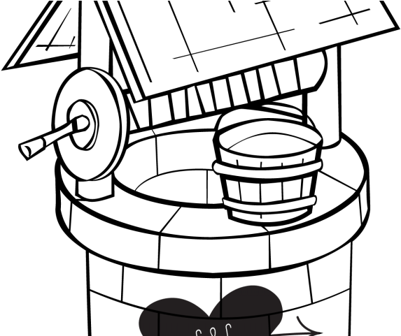 Wishing Well Clipart Drawing - Wishing Well (640x480)