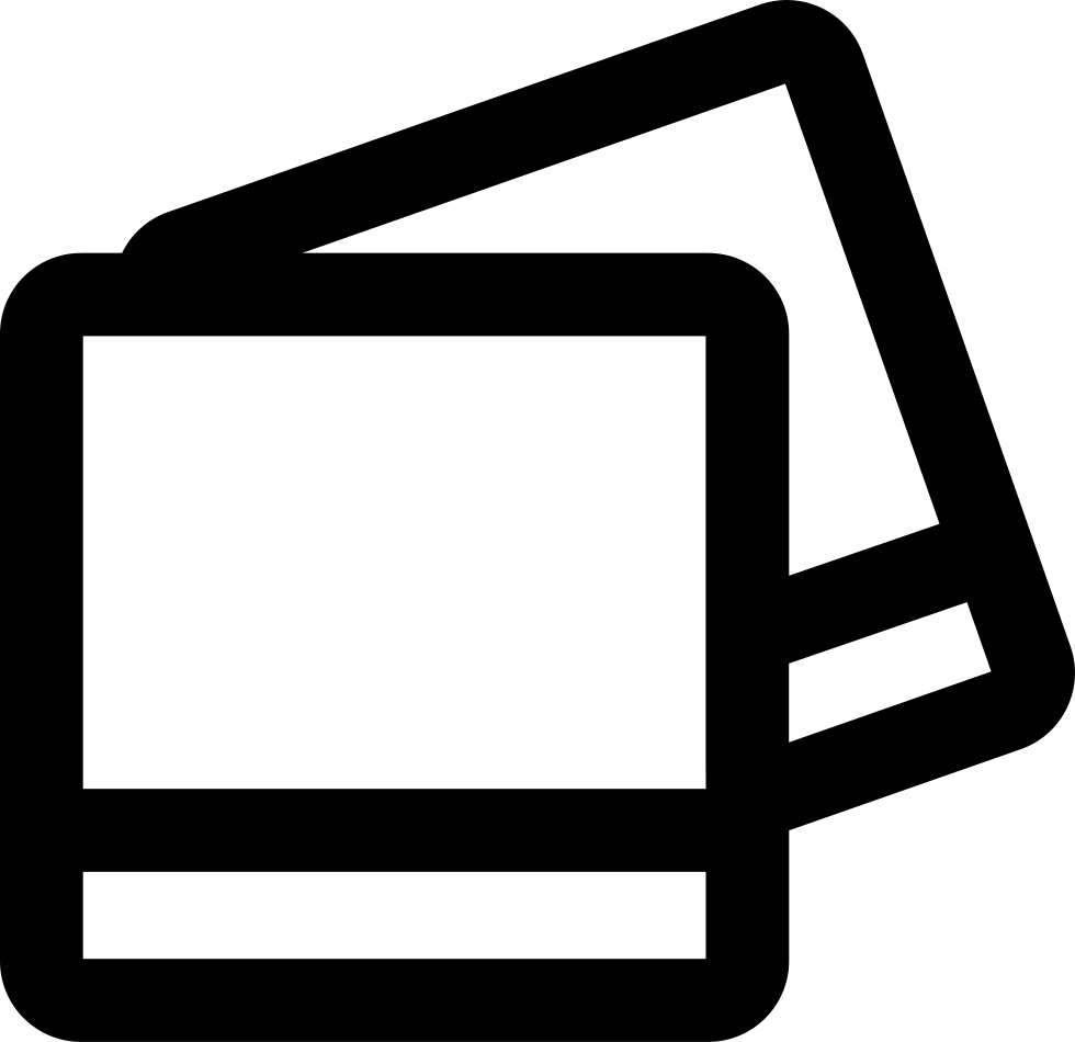 Blank Polaroid Picture Png Clip Art Transparent Download - Polaroid Icon Png White (980x950)