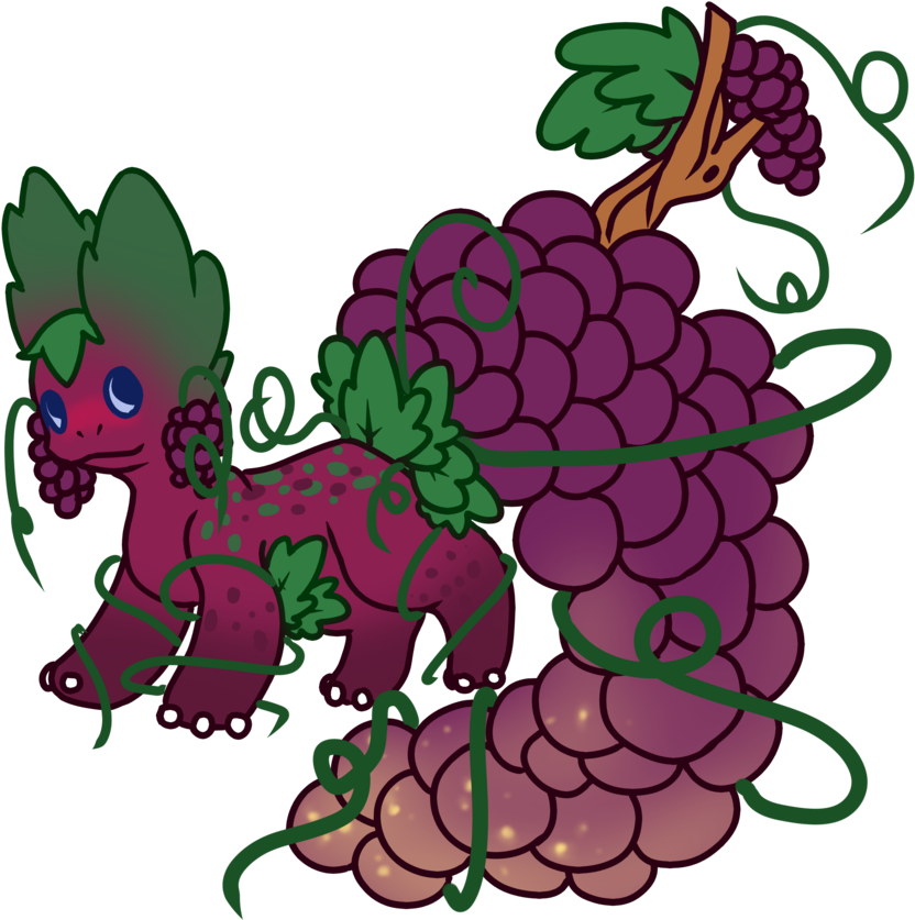 Comm Not So Flora By Ayinai On - Grape (894x894)