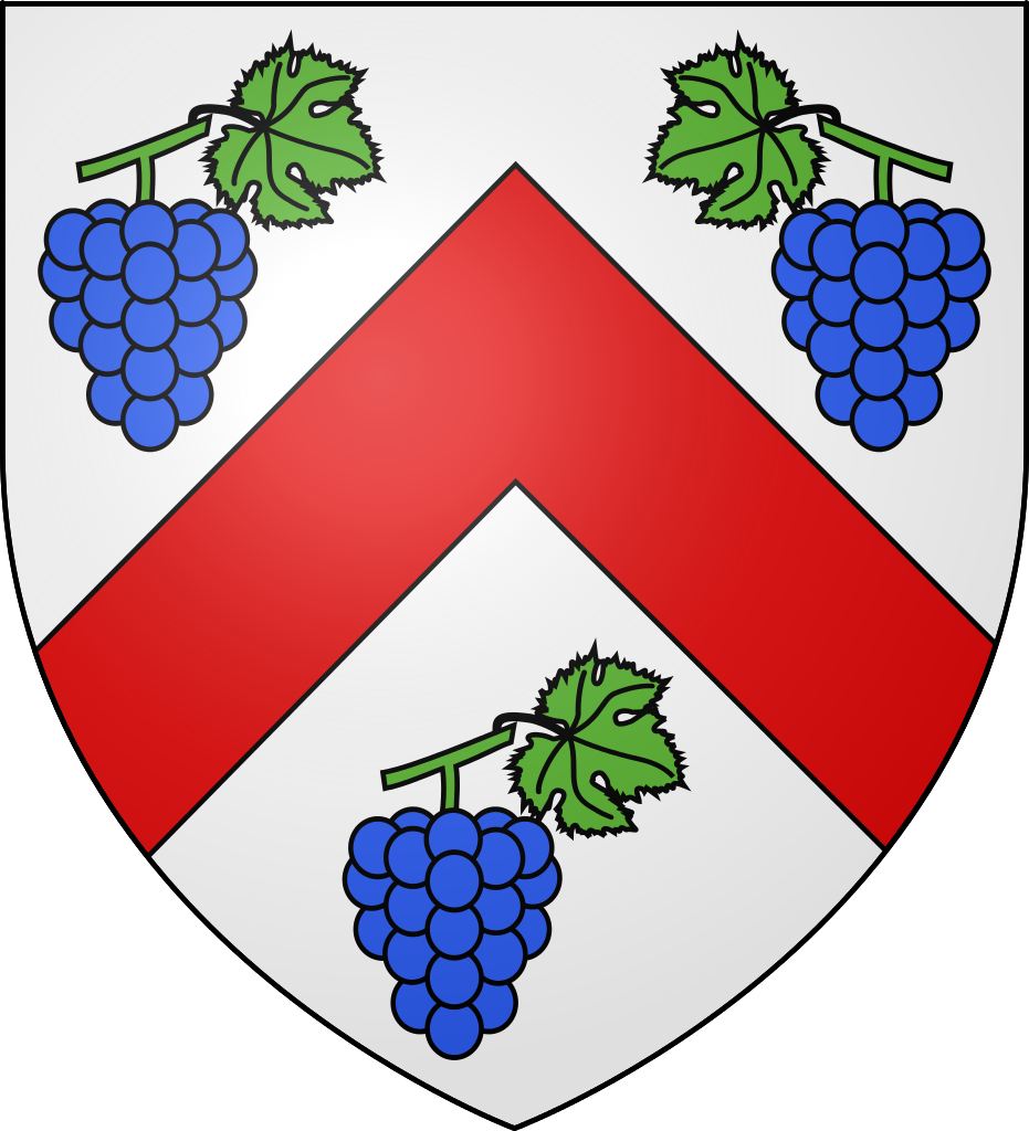 Blason Ville Fr Villiers Sur Marne - De Vaux Coat Of Arms (931x1024)