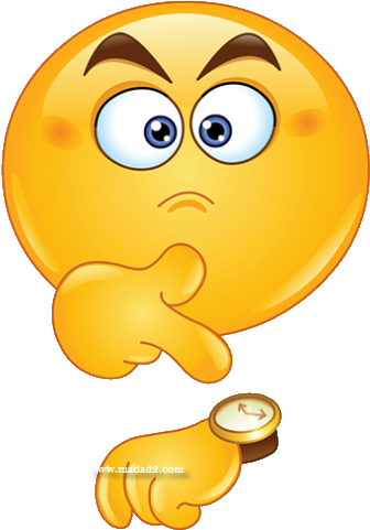 Time Out Clipart 55607 - Emoji Looking At Watch (366x484)