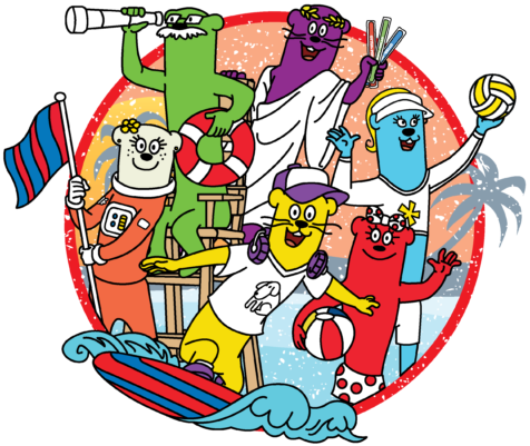 Otter Pops 2018 Tour - Cartoon (476x401)