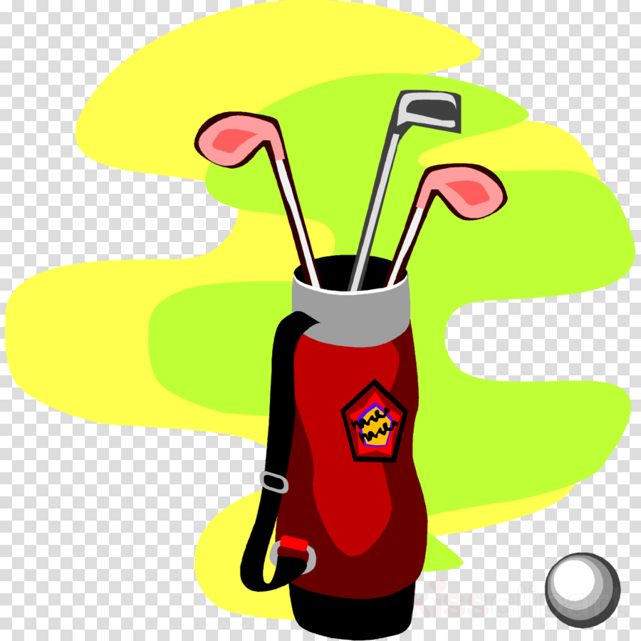 Golf Bag Clip Art Clipart Golfbag Golf Clubs Clip Art - Golf Animation (900x900)